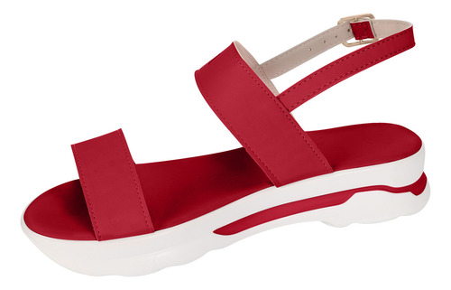 Sandalia B De Verano Para Mujer, Con Suela Gruesa, A La Moda