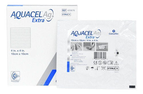 Curativo Aquacel Ag Extra 10 X 10 (cx Com 10 Unds.  Convatec