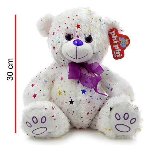 Peluche Oso Phi Phi Toys Apliques Multicolor Estrellas