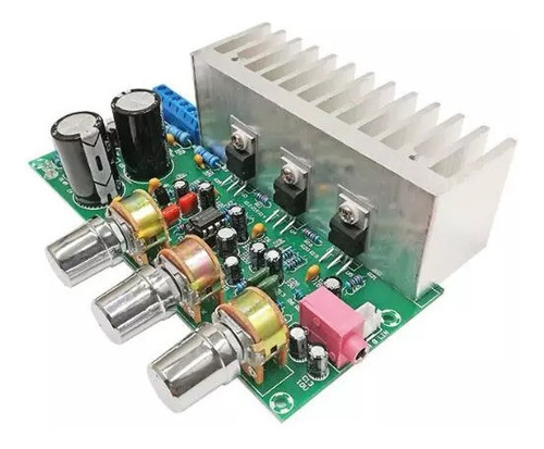 Imagen 1 de 3 de Amplificador De Audio 2.1 Tda2050 + Tda2030 De 68 Watts