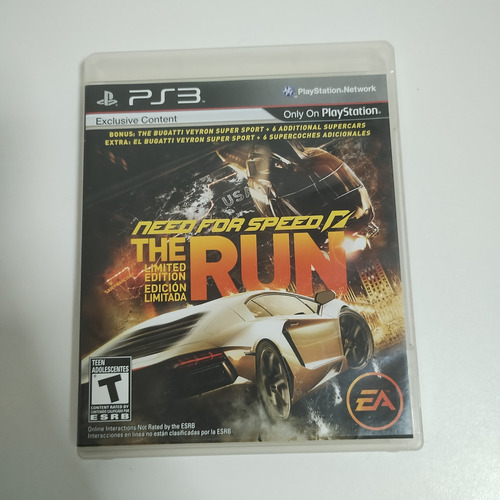 Need For Speed The Run Ps3 (Usado)