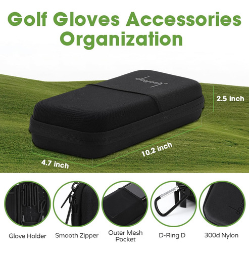 Case De Soporte De Guante De Golf De Doyosh, Caja De Accesor