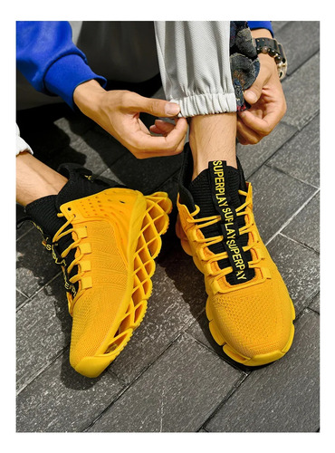 Zapatillas Para Correr Transpirables Para Hombre, Zapatillas Deportivas De Baloncesto