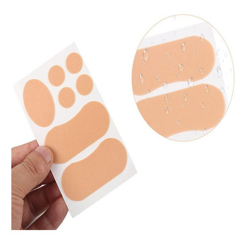 Almohadilla Parche Adhesiva Protectora Talon Y Pie Color Piel