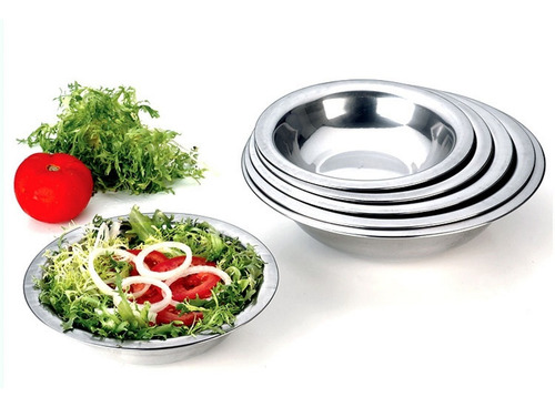  Bowl 18 Cm Ensaladera Fuente Acero Inoxidable Jovifel