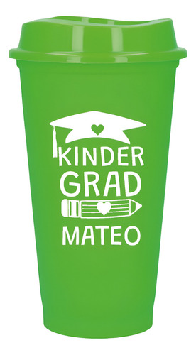 20 Vasos Personalizados Cafeteros Bebida Caliente Color Verde Lima