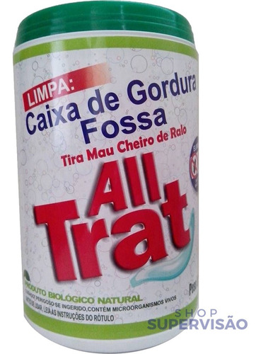 All Trat 500g Limpa Fossa Caixa De Gordura Enzimas Promocao