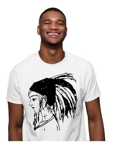 Camiseta Modelo Zion Reggae Para Caballero Oferta 
