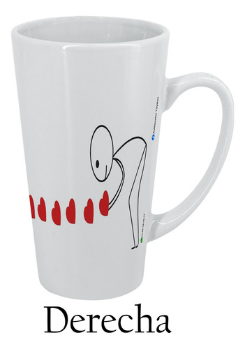 Taza Cónica 17oz Atrapando Corazones