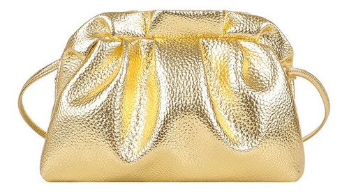 Luxo Ouro Bolsas De Couro Crossbody Mini Bolsa Feminina