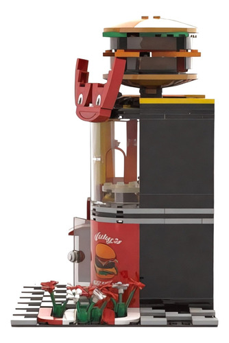 Juego De Bloques De Construcción Para Restaurante, Conjunto