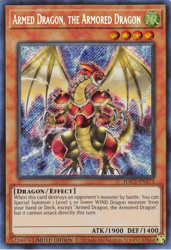 Armed Dragon, The Armored Dragon Yugioh!