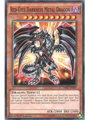 Red-eyes Darkness Metal Dragon - Sr02 - Common