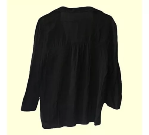 Camisa/blusa Negra Casual Manga 3/4 Bershka | MercadoLibre