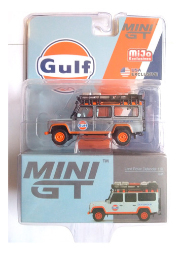 Mini Gt Usa Exclusive Land Rover Defender Gulf Chase Mijo