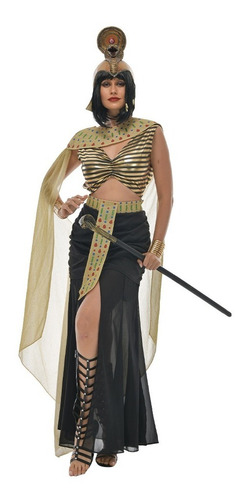 Disfraz De Diosa Egipcia De Lujo Para Mujer De Halloween