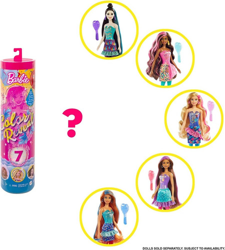 Barbie Color Reveal Tapa Rosada