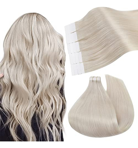 Ugeat Platino Rubia Cinta En Las Extensiones De Pelo 8c3hc