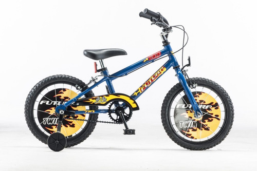Bicicleta Bmx Futura Twin Infantil R16 Frenos V-brakes 4050