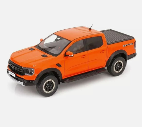 Ford Ranger Raptor 2023 Mcg, Escala 1/18. Naranja