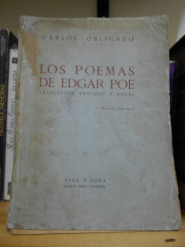 Los Poemas De Edgar Poe Carlos Obligado 