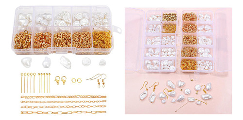 Perlas Barrocas Abs Hechas En Casa Con Agujero Conjunto 2