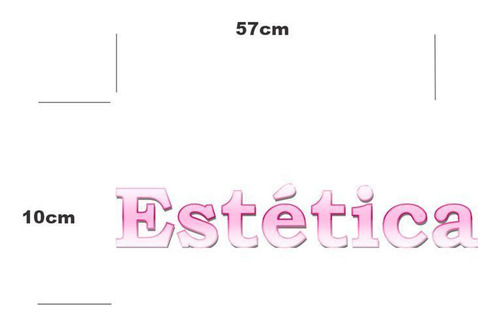 Acrílico decorativo con espejo Rose Aesthetic Professional