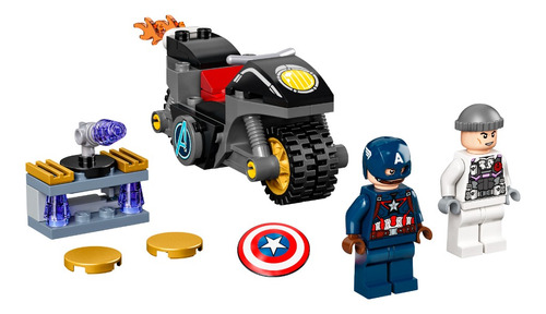 Imagen 1 de 7 de Lego® Marvel Capitán América Contra Hydra