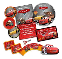 Comprar Kit Imprimible Cars Personalizado Cumpleaños Candybar