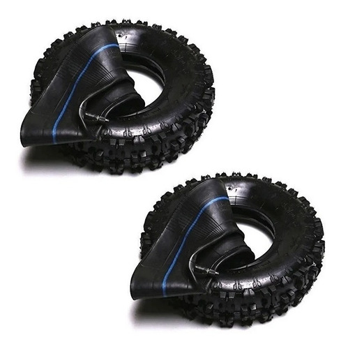 Par Neumático 4.10-4 Moto Atv Aro 4 Cuadrimoto C/camara