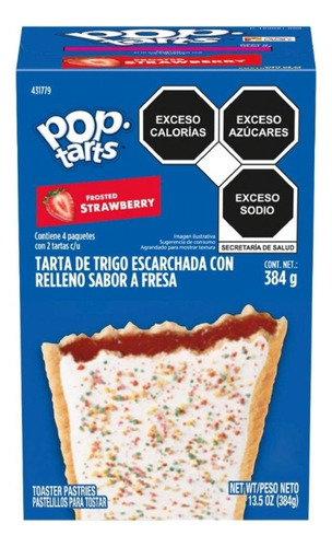 Pastelitos Para Tostar Kellogg's Pop Tarts Con Relleno Sabor
