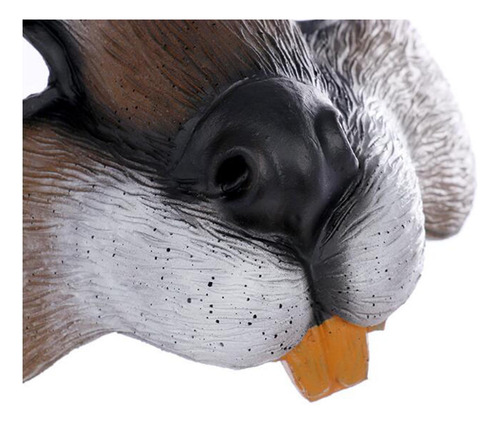 Máscara De Esquilo Realista, Máscara De Cosplay De Animal,