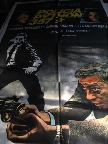 Poster Policia Python 357 Ives Montand Simone Signoret 1975