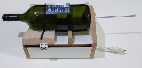 Imagem 2 de 8 de Maquina Eletrica Para Cortar Garrafa E Garrafao De Vidro