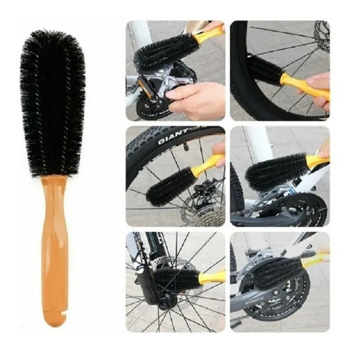 Imagem 5 de 10 de Kit Com 8 Peças Para Limpeza Quadro Roda Relação Bike A8