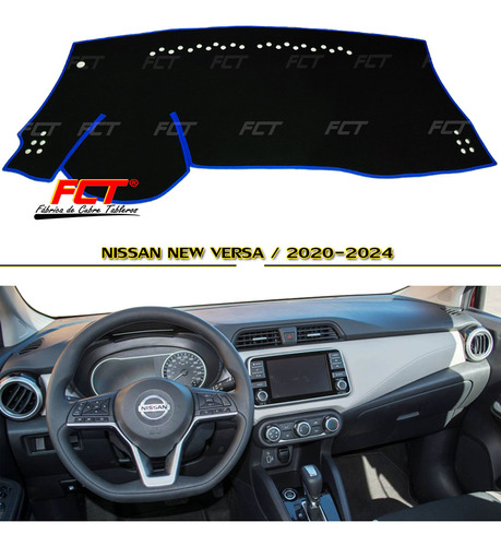 Cubre Tablero Premium/ Nissan New Versa/ 2020 2021 2022 2023