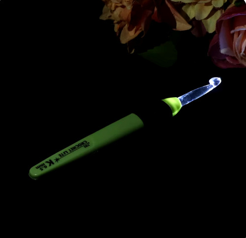 Gancho Ganchillo Para Crochet Con Luz Led Incluida