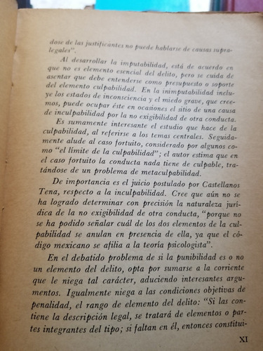 A0 Lineamientos Elementales De Derecho Penal 1a Ed. Tena (Usado)