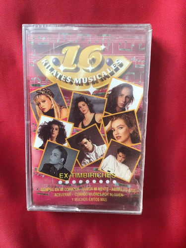 Ex Timbiriches 16 Kilates Musicales/cassette,thalia,bibi/new