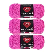 Comprar Ovillo De Lana Red Heart Buyuper Saver (paquete De 3) Pretty