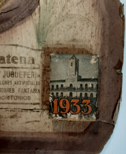 Imagen 4 de 5 de Antiguo Almanaque 1933 S/uso Almacen Spezzacatena Ro 386