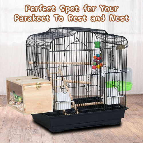 Caja Nido Transparente Para Aves
