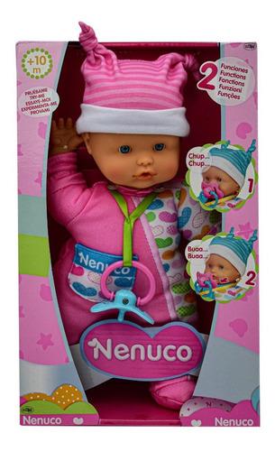 Nenuco Lloron Ropa Rosa 2 Funciones