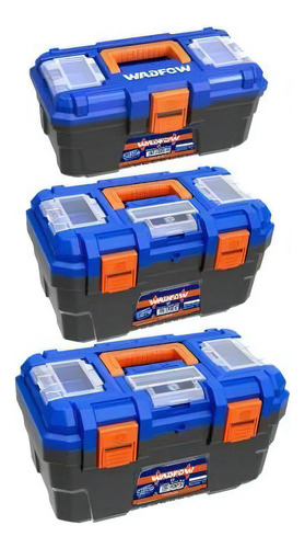 Set X 3 Cajas De Herramienta Plasticas Wadfow Wtb2103