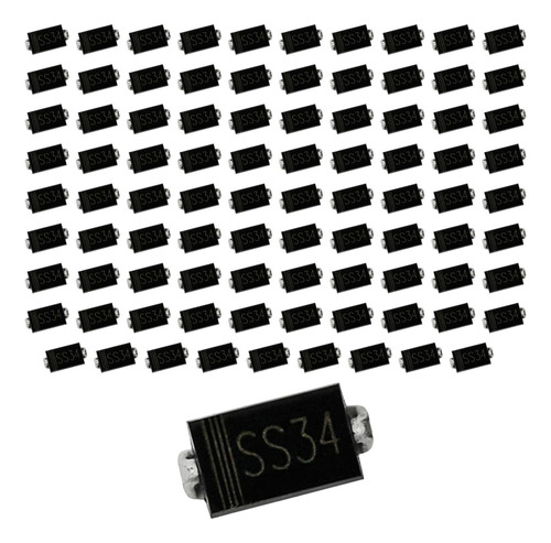 100 Uds 1n5822 Sma Ss34 Smd Kits De Proyecto Electrónico De