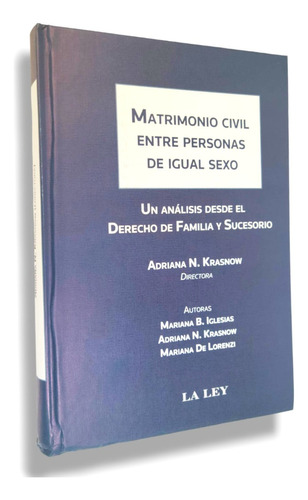 Matrimonio Civil Entre Personas De Igual Sexo -  Krasnow