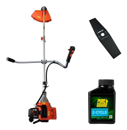 Desbrozadora Power Cat Pcbc52 Kit Cuchilla 2 Puntas Y Aceite