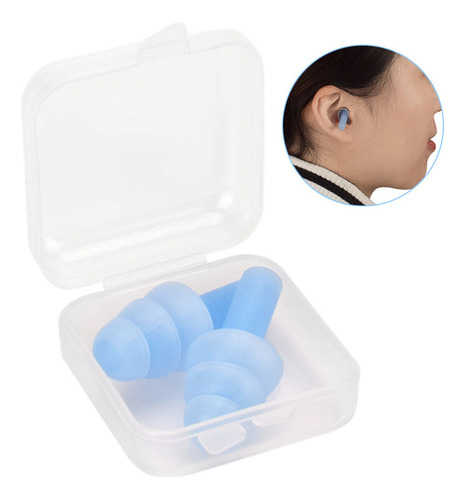 Yy Tapones Para Los Oídos De Silicona Reutilizables Con