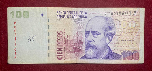 Billete 100 Pesos Convertibles Reposición Bottero 3703 