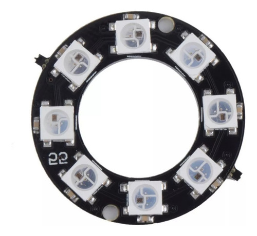 Módulo Led Rgb 5050 Endereçável 8 Bitsws2812 Arduino